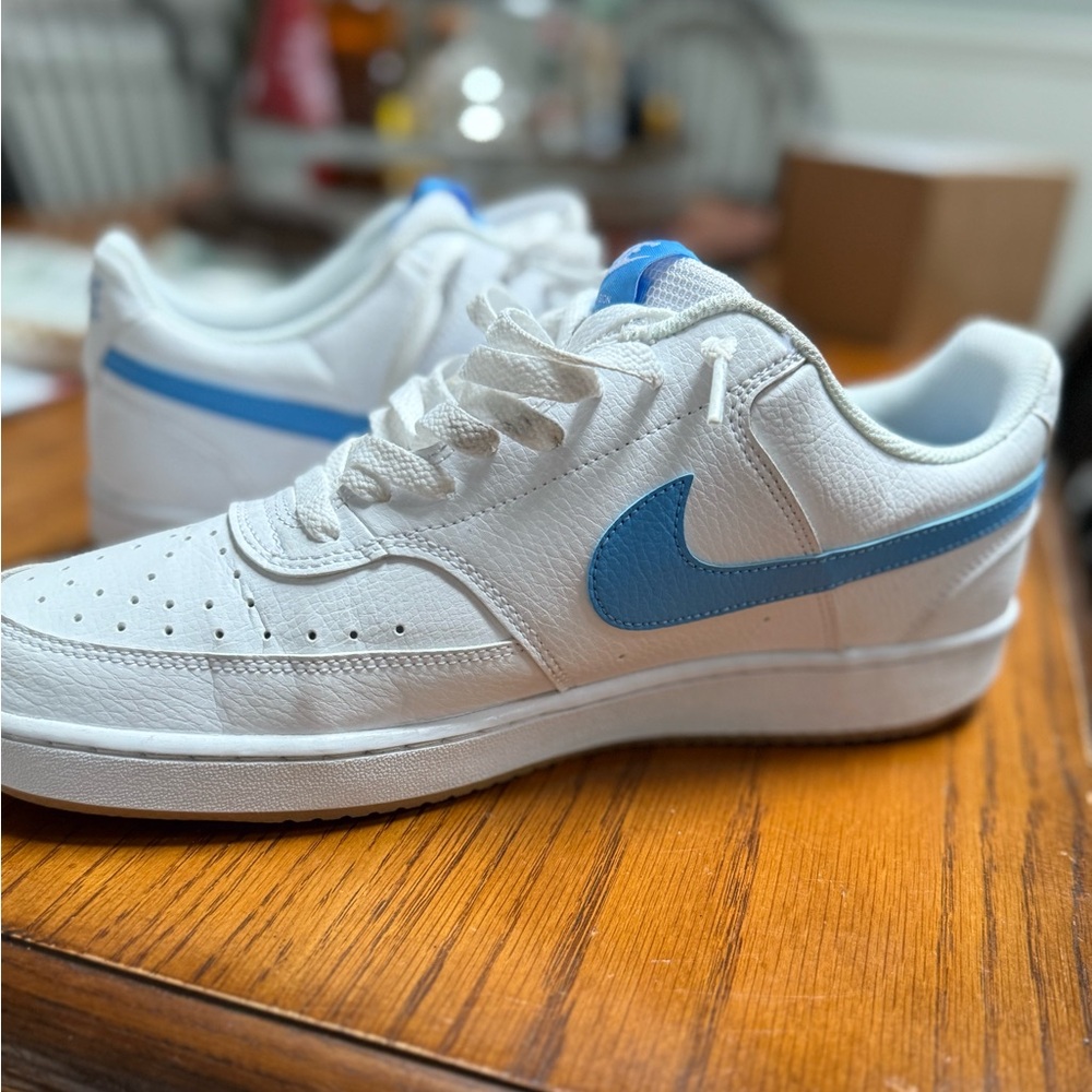 Nike Court Vision Sneaker - Men's size 11 - Carolina Blue/White